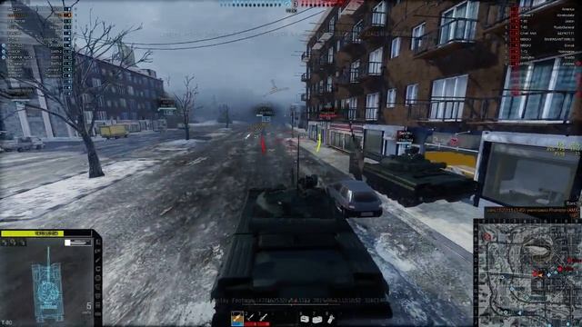 Armored Warfare бой на Т-80