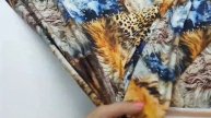 36-4091 Трикотаж с анималистичным рисунком