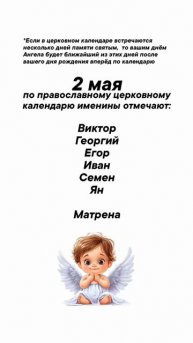 Именины сегодня 2 мая #врек #вленту #популярное #праздник #празднуетпланета #именины #май
