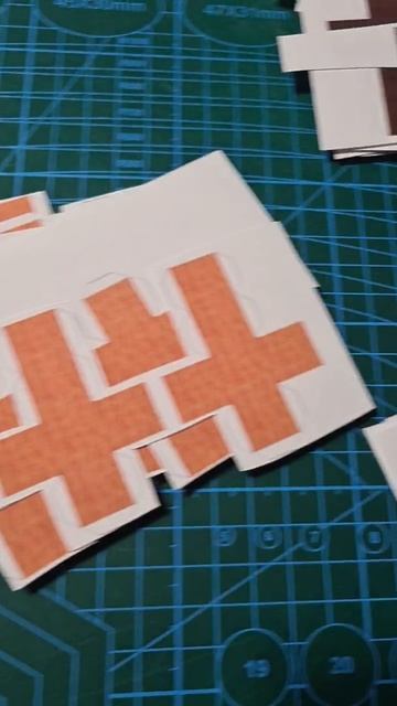 Майнкрафт из бумаги