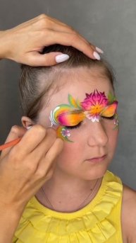 Аквагрим для девочек👑✨от Семидетко Дарьи#faceart #painting #аквагрим #facepainting #рисунокдлядетей