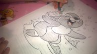 Новорічна розмальовка "Казковий зайчик"/New Year's Coloring "Fairy Tale"