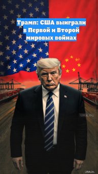 Трамп: США выиграли в Первой и Второй мировых войнах