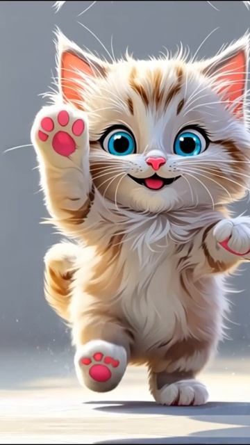 Детская песенка про танцующего Котенка