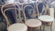 Реставрация трёх венских стульев фабрики Яковъ и Иосиф Конъ