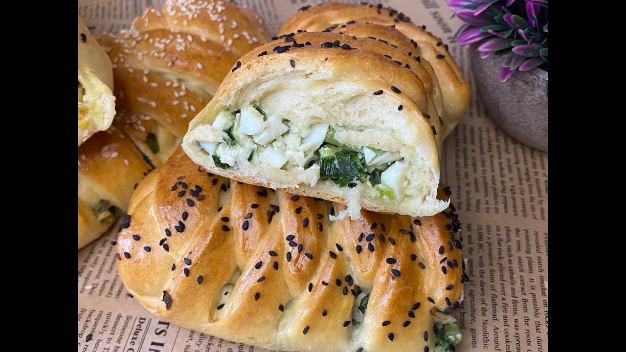 НЕОБЫЧНОЕ ДРОЖЖЕВОЕ ТЕСТО ДЛЯ ПИРОГОВ / ОЧЕНЬ ВКУСНЫЕ ПИРОГИ-ПЛЕТЁНКИ С РАЗНЫМИ НАЧИНКАМИ 🥐✨