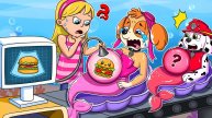 У русалочки ЧЕЙЗ родился ребенок!? Но это всего лишь гамбургер! Забавная история