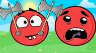 Красный Шарик, красный Несносный Шарик, Красныч Игра. мультики для детей. Красный колобок