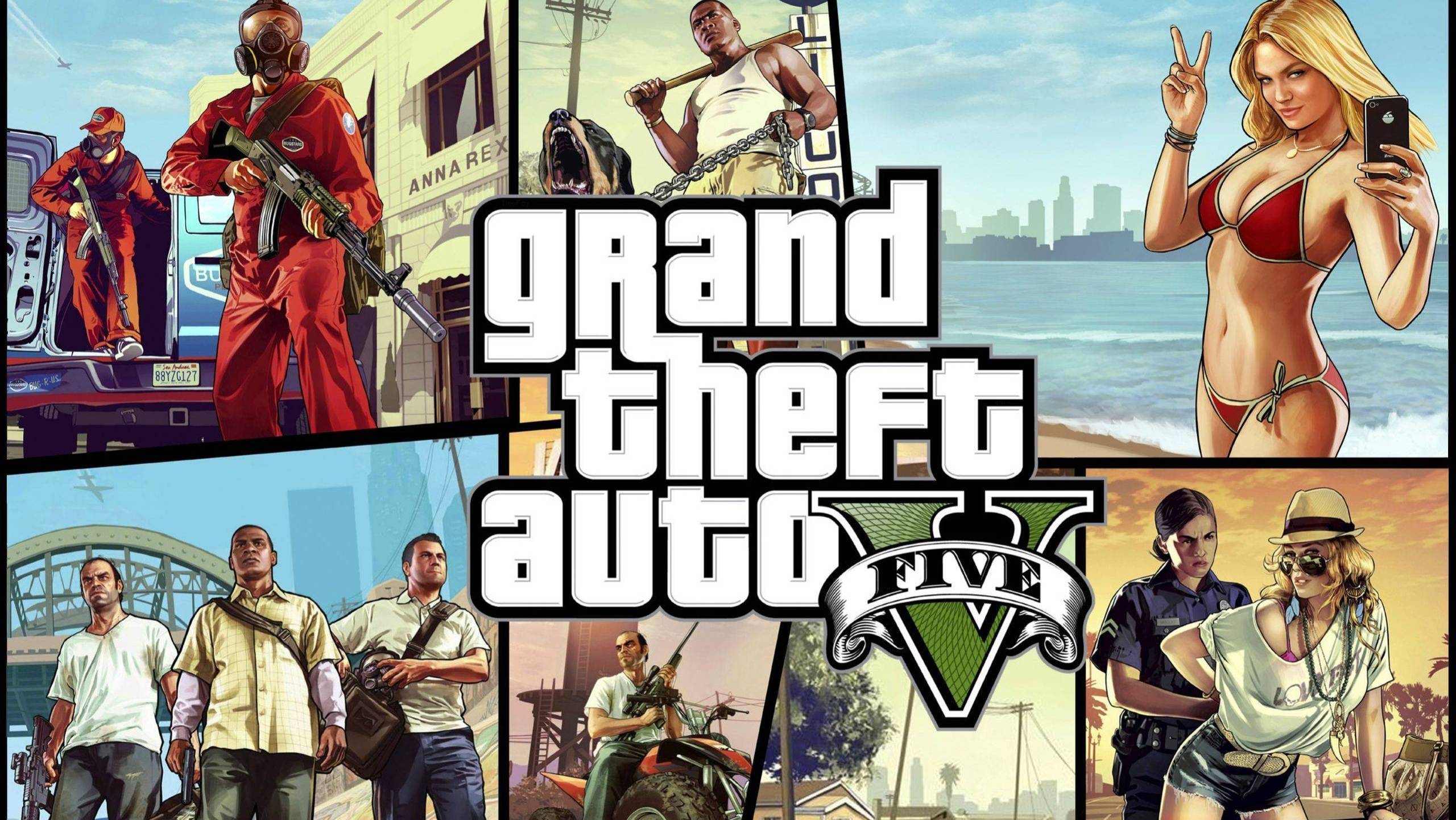 Майкл, Франклин и Тревор. Великолепная Grand Theft Auto 5!
