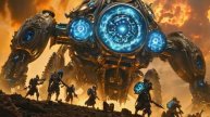 AI SCENES - Cosmic Odyssey: Battle for the Nexus - AI generated short video #107