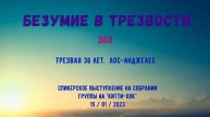 Зоя С. Безумие в трезвости. Спикерское выступление на собрании группы АА "Китти Хок"