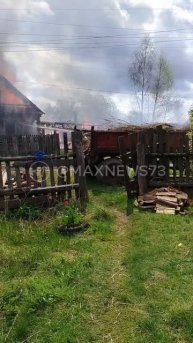 🔥 В Инзенском районе ликвидируют возгорание