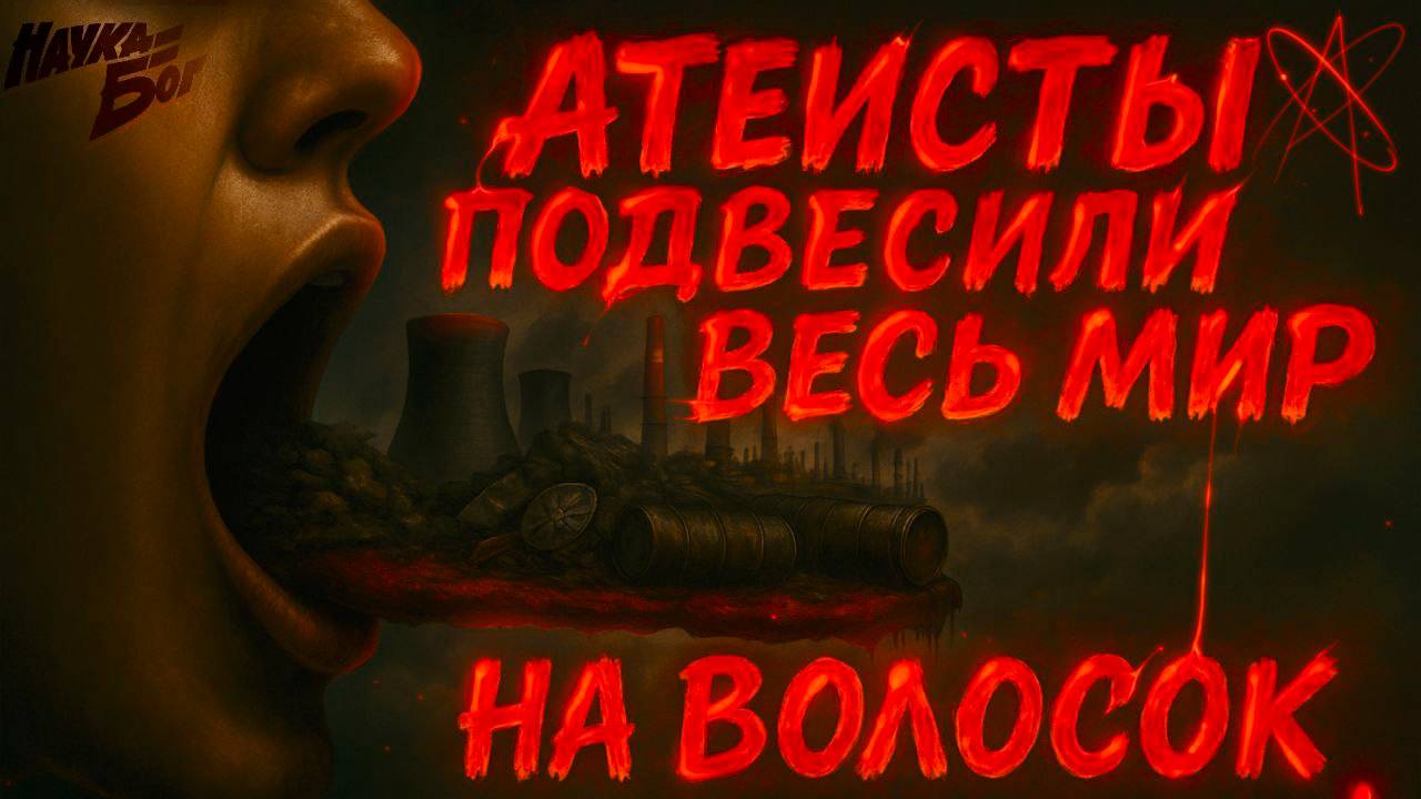 Атеисты подвесили мир на волосок.