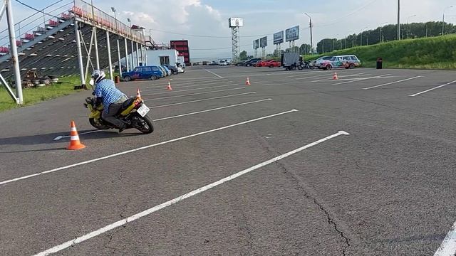 Gymkhana GP 2020 stage 4 / Прохоров Назар Kawasaki ER-6n / heat 1
