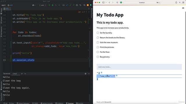 3. Adding New Todo Items on the Web App