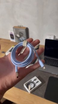 Оригинальный силиконовый кабель от BASEUS