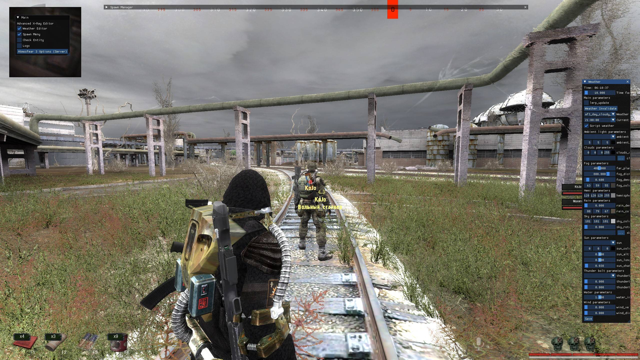 S.T.A.L.K.E.R. Folk solyanka Semi-RP. Продолжение геймплея . Бежим от выброса а потом на ЧАЭС