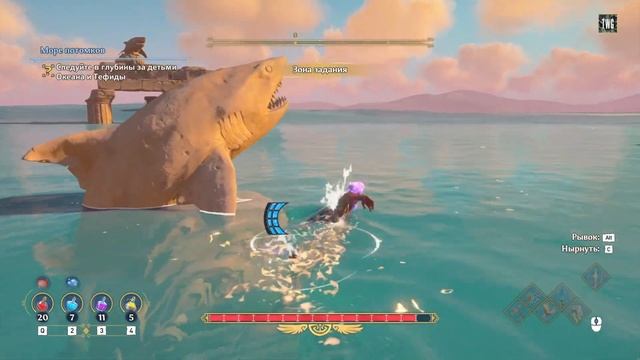 #111 Immortals: Fenyx Rising 100% Море потомков (БЕЗ КОММЕНТАРИЕВ)