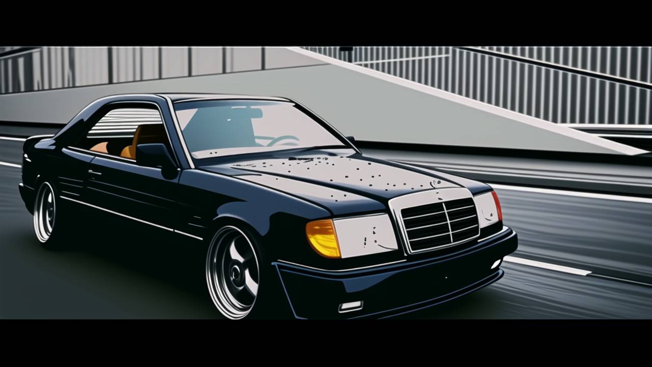 Неподражаемый Mercedes W124 Coupe