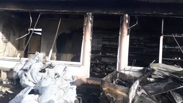 Сгорел магазин на улице Юцкая в Пятигорске
