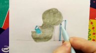How to draw an elephant ASMR / Как нарисовать слоника