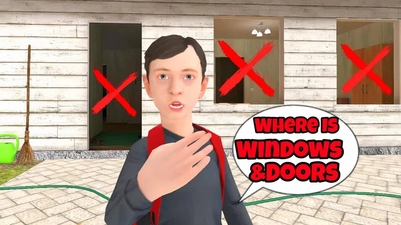 🚀 СКУЛБОЙ, НО В ДОМЕ НЕТУ ОКОН И ДВЕРЕЙ! // SchoolBoy Runaway