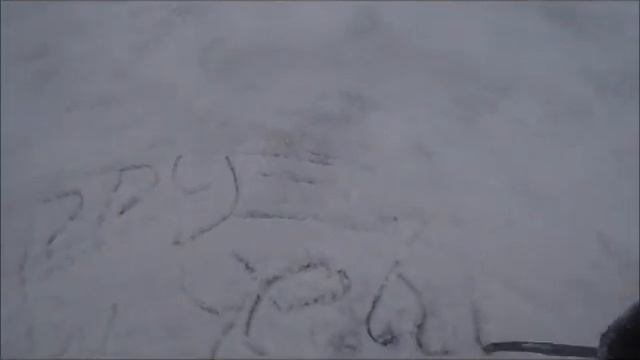 Приветы на снегу