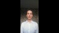 Городская акция "Свеча Памяти". "МЫ ПОМНИМ ВАС!" Читает Каледа Злата.