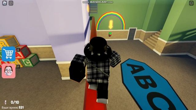 играю со своим другом в паркур Roblox в описании его канал
