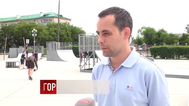 Возле благовещенского ОКЦ открылась новая скейт-площадка