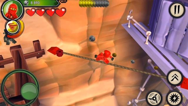 LEGO Ninjago: Тень Ронина Шахты скелетов прохождение (android) #7