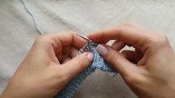 Укороченные ряды с помощью немецкой петли. СПОСОБ 4.