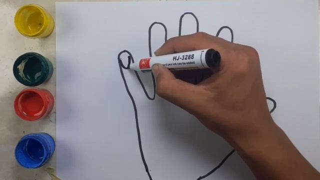 Bolalar uchun oson qo‘l rasmini chizish / Легкий рисунок для детей  / Easy hand drawing