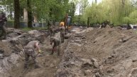 Во Львове разгромлено советское мемориальное кладбище