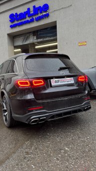 Mercedes GLC 200 - измение звука выхлопной системы