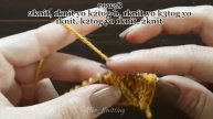 Mil ilə yazlığ naxış modeli 🧶 #вязание #вязаниеспицами #мк #shorts