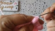 10-12 ёш кизлар учун крючокда шапка /qizlar uchun shapka /шапка для девочек 10-12 лет