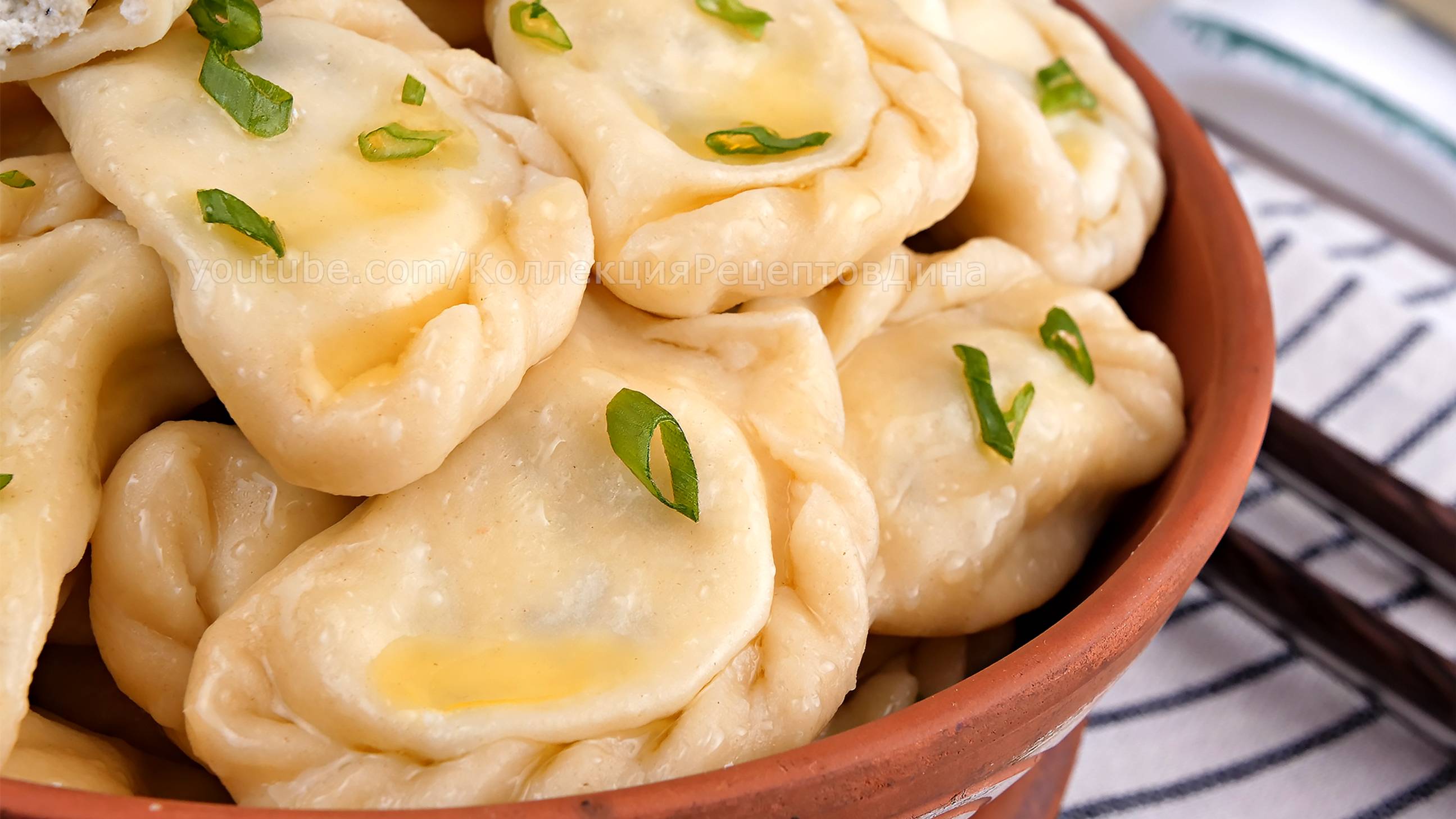 🥟🥬Вареники с соленым Творогом и Зеленым луком 🥟🥬 Рецепт Удачного Теста для Вареников и Пельменей