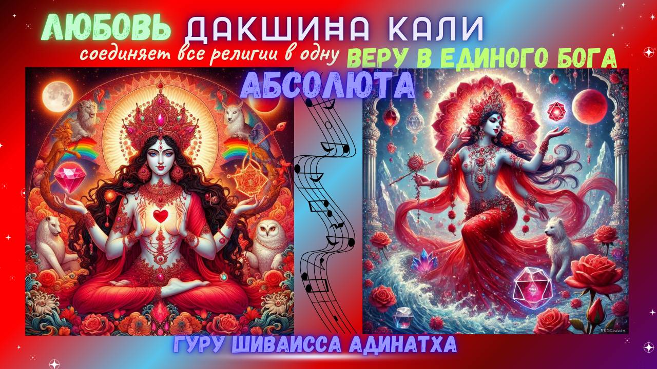 Любовь Дакшина Кали  соединяет все религии в одну Веру в Единого Бога Абсолюта