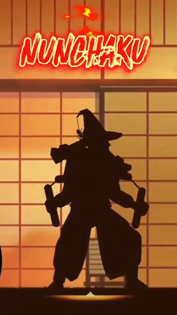 NAMES OF WEAPONS FROM THE Shadow fight 2 #шадоуфайт #shadowfight2 #kobudo #nunchaku #weaponanalysis