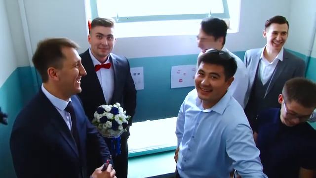 Очень позитивный веселый выкуп невесты. Русская свадьба Владимир & Алия 2017