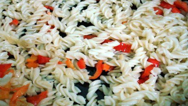 Макаронная запеканка для завтрака