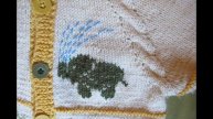 Вязаный детский комбинезон. Knitted Baby Jumpsuit.