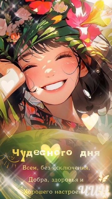 Отличного всём настроения в это доброе утро!
