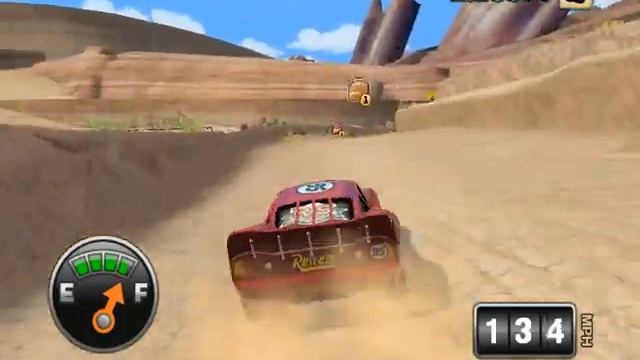 Cars Mater-National (deluxe edition) #6 Молния Маккуин колесо-искатель