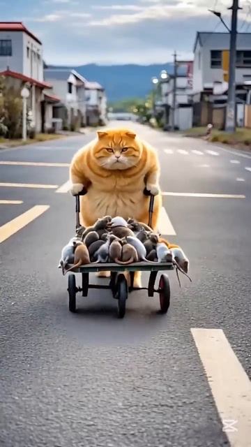 Today's recipe_ Barbecue rats #recipes #cutecat #ai