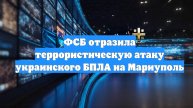 ФСБ отразила террористическую атаку украинского БПЛА на Мариуполь