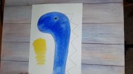 Динозавр за минуту #рисуемсдетьми