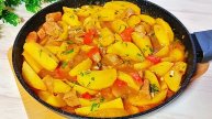 Тушеная картошка с мясом. Нежный, вкусный и самый простой рецепт, который готовлю снова и снова!!!