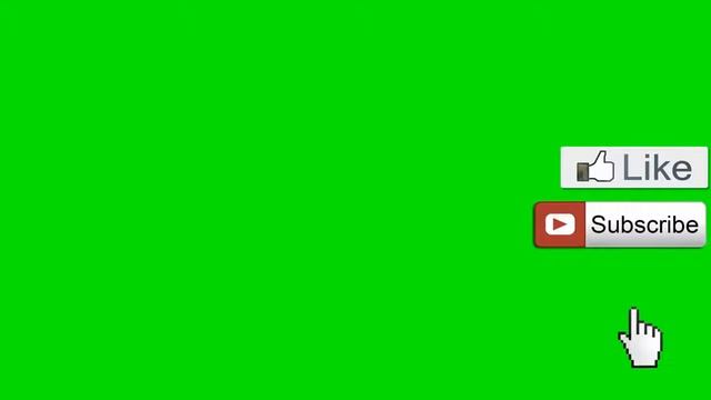 Green screen лайка и подписки HD